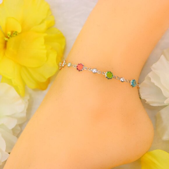 Minimalist Anklet, Sleek & Modern Design, Women’s Fashion, YC110475-A - Picture 2 of 10